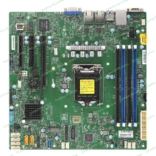 Материнская плата Supermicro MBD-X11SCL-F-B, LGA 1151, Intel C242, 4xDDR4, 6xSATA, 1xM.2, 1xPCI-E 3.0 x16, 1xPCI-E 3.0 x8, 2xPCI-E 3.0 x4, 1xVGA, 2x 1Gb LAN, 2xUSB 2.0, 5xUSB 3.1 Gen 1, 2xCOM, 1x TPM, Micro-ATX, OEM