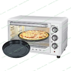 Мини-печь Sakura SA-7001WP 35л, духовка 1600 Вт,, механ.управление, 3 режима работы духовки (верх, низ, верх+низ), таймер на 60 минут, регулировка температуры духовки, комплектация - металлическая решетка, противень, круглая форма для выпечки (230х50 мм), ухват. белый.