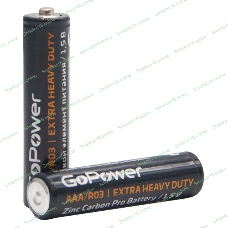 Батарейка GoPower R03 AAA Shrink 4 Heavy Duty 1.5V (4/60/1200)
