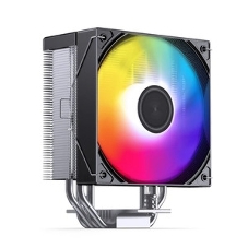 Кулер для процессора CPU Cooler JONSBO CA40 ARGB (225W, 4-pin PWM, 157mm, Al/Cu, 4x6mm, ARGB, 1x120mm, 69.61CFM, 32.6dBA, 1800RPM, S: 1851/1700/1200/115X, AM4/AM5 Black)
