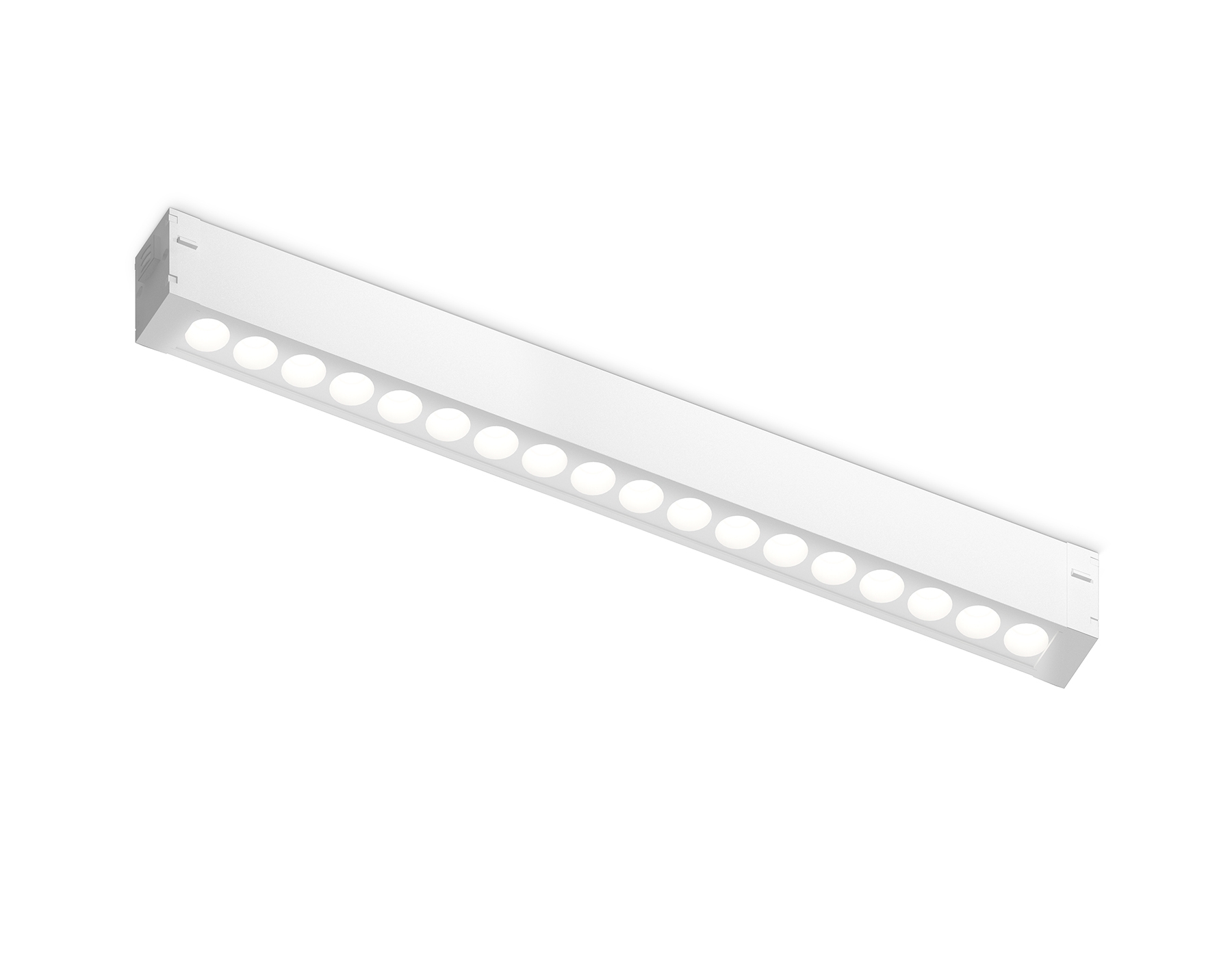 Светильник светодиодный трековый для шинопровода Magnetic Ambrella light GL1725 WH белый IP20 15W 4200K 220V 24° 342*25*42 (Без ПДУ)