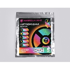 Светодиодная лента Ambrella light GS4401 5050 60Led /10W m/ 24V IP20 RGBW+3000K/ 5000*10*1.87mm (5 конт.)