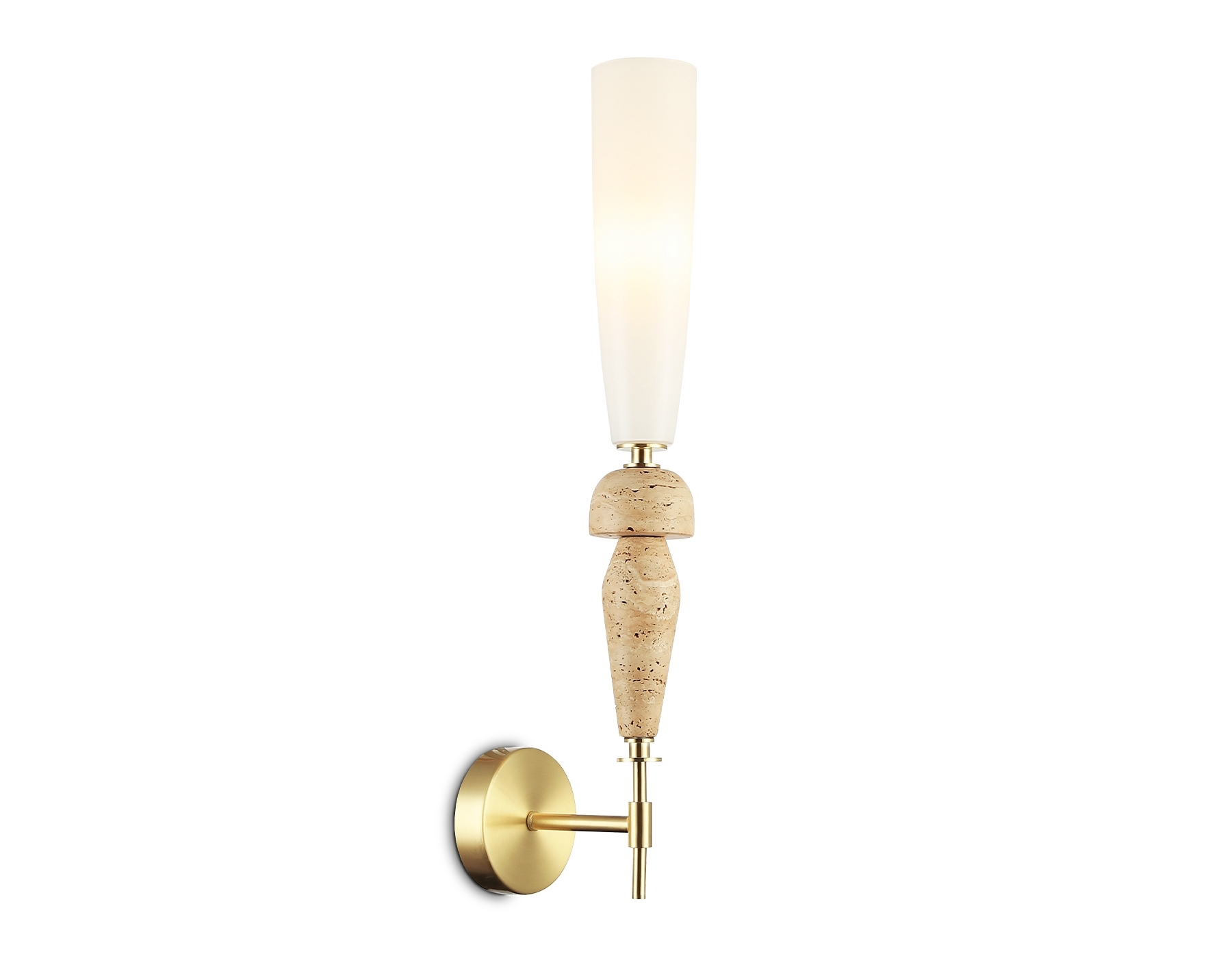 Настенный светильник Ambrella light LH75369 GD/WH золото/белый G9 max 28W 70*150*560