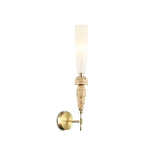 Настенный светильник Ambrella light LH75369 GD/WH золото/белый G9 max 28W 70*150*560