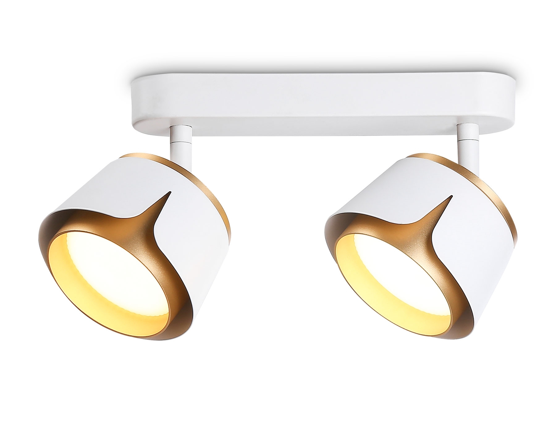 Светильник Ambrella light TN71229/2 WH/GD белый/золото GX53/2 220*100*147