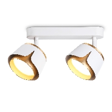 Светильник Ambrella light TN71229/2 WH/GD белый/золото GX53/2 220*100*147