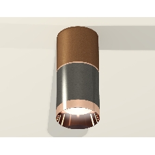 Светильник Ambrella Light XS6303021 DCH/CF/PPG черный хром/кофе песок/золото розовое полированное MR16 GU5.3