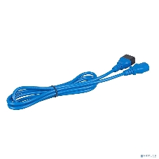 Кабель питания Cabeus PC-189-VDE-1.5-1.8M-BL МОНИТОР-КОМПЬЮТЕР C13 - C14 (3X1.5), СИНИЙ, 1.8 М