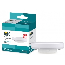 Лампа светодиодная IEK LLE-T80-10-230-40-GX53 ECO T75 таблетка 10Вт 230В 4000К GX53