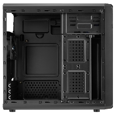 Компьютерный корпус Aerocool/Formula Qs-180 черный без БП mATX 1x80мм 2xUSB 2.0 1xUSB 3.0 audio