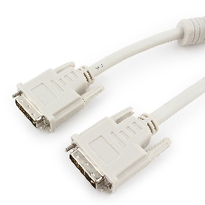 Кабель DVI-D single link Gembird, 3м, 19M/19M экран, феррит.кольца, пакет