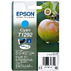 Картридж струйный Epson T1292 (C13T12924012/C13T12924011/C13T12924010) голубой (7 мл) для SX420/425/525WD/B42WD/BX320FW/BX625WFD