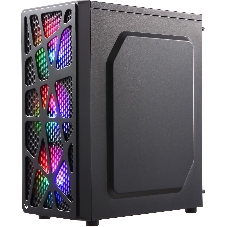 Компьютерный корпус Aerocool/Formula MANA черный без БП ATX 6x120мм 2xUSB 2.0 1xUSB 3.0 audio bott PSU