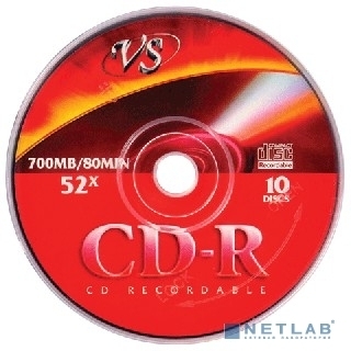 Диск CD-R VS (PERFEO) 700 Mb, 52x, Конверт (5), (5/250).