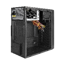 Компьютерный корпус Minitower ExeGate BAA-105-01-UNS450 (mATX, БП UNS450 с вент. 12см, 2*USB, аудио, черный)
