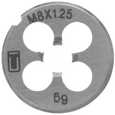 Плашка Сибртех М8 х 1,25 мм