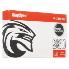 Накопитель SSD KingSpec NX-256, 256Gb, PCIe 3.0 x4, M.2 2280, NVMe, R/W 3400/3100