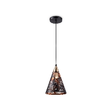 Светильник Ambrella light TR8431 BK/FGD черный/золото E27 max 40W D180*800
