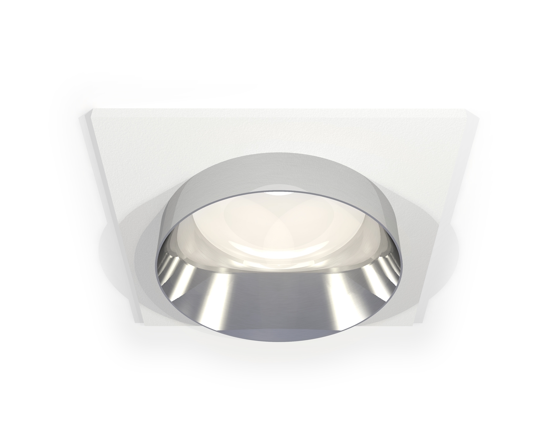 Комплект встраиваемого светильника Ambrella light XC6520022 SWH/PSL белый песок/серебро полированное MR16 GU5.3 (C6520, N6132)