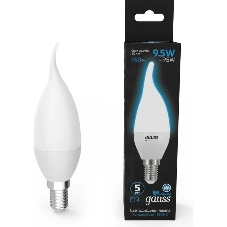 Лампа светодиодная Свеча на ветру 9.5W 950lm 6500K E14 LED 1/10/50