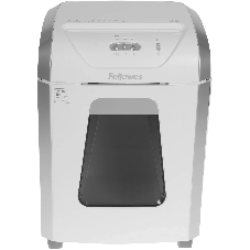 Шредер Fellowes PowerShred 15С белый (секр.P-4) фрагменты 15лист. 19лтр. скрепки скобы пл.карты