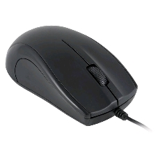 Мышь проводная Oklick 185M черный, 1200 dpi, USB, кнопки - 3