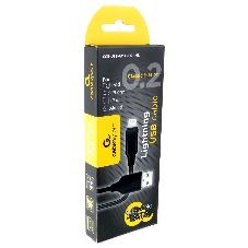 Кабель Cablexpert для Apple CCB-USB-AMAPO2-1MB, AM/Lightning, издание Classic 0.2, 1м, черный, блистер