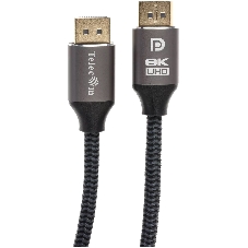 Кабель соединительный DP-DP 1.4V 8K@60Hz 2м, Telecom Pro TCG750-2M