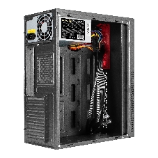 Компьютерный корпус Miditower ExeGate AA-443-AA500 (ATX, AA500 8 см, 2хUSB+HD Audio, черный)