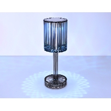 Настольная светодиодная лампа Ambrella light DE8071 GR серый LED RGB 3W (ПДУ RGB)