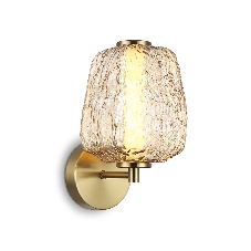 Настенный светодиодный светильник Ambrella light LH30108 SB/TI бронза/янтарь 8W 3000K 140*190*285
