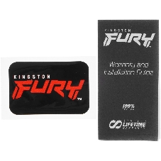 Оперативная память Kingston Fury Beast, DDR5, 16Gb (1x16GB), 5600MHz, CL40, DIMM, радиатор, белый