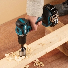 Дрель-шуруповерт Makita DDF487Z, 18 В, 0 Ач, 40 Нм, бесщеточный