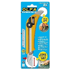 Канцелярский нож OLFA OL-OL пластик нерж.сталь 1.8см