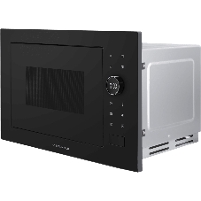 Встраиваемая микроволновая печь MAUNFELD XBMO252GB Matt черный, 25 л, 900 Вт, переключатели - сенсор, поворотный механизм