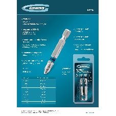 Бита Gross Torx 30х50 мм, сталь S2, шестигр., 2 шт.