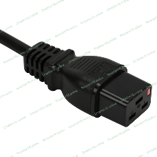 Шнур питания Lanmaster с блокировкой C19-C20, 3х1.5, 220В, 16А, черный, 3 метра