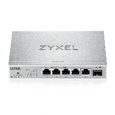 Коммутатор мультигигабитный Zyxel XMG-105, 5xRJ-45: 1/2.5G, 1xSFP+, настольный, бесшумный