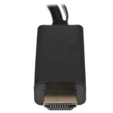 Конвертер HDMI->DisplayPort, Cablexpert DSC-HDMI-DP, HD19M+USBxHD20F, черный