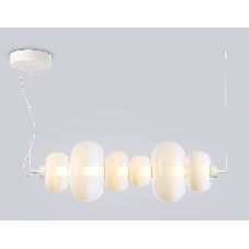 Подвесной светодиодный светильник Ambrella light LH11071 WH/FR белый/белый матовый 36W 3000K 745*230*230