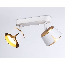 Светильник Ambrella light TN71229/2 WH/GD белый/золото GX53/2 220*100*147