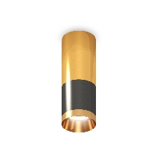 Светильник Ambrella Light XS6303050 DCH/PYG черный хром/золото желтое полированное MR16 GU5.3 (C6303, C6327, A2010, N6134)