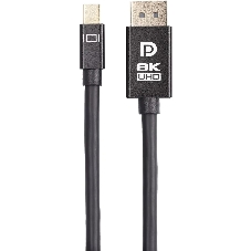 Кабель 1.4V Mini DisplayPort M <--> DisplayPort M 1,8м 4K@120HZ 8K@60HZ Telecom (TA683M-1.8M)