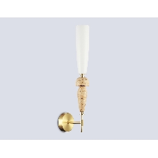 Настенный светильник Ambrella light LH75369 GD/WH золото/белый G9 max 28W 70*150*560