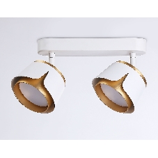Светильник Ambrella light TN71229/2 WH/GD белый/золото GX53/2 220*100*147