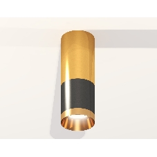Светильник Ambrella Light XS6303050 DCH/PYG черный хром/золото желтое полированное MR16 GU5.3 (C6303, C6327, A2010, N6134)