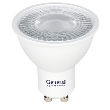Лампа Светодиодная General GLDEN-MR16-DIF-15-230-GU10-6500 Диффузор 30 градусов 1/10/100 Лампа Светодиодная General GLDEN-MR16-DIF-15-230-GU10-6500 Диффузор 30 градусов 1/10/100