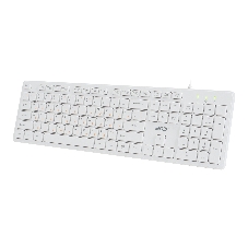 Клавиатура проводная Acer OKW123, USB, белый