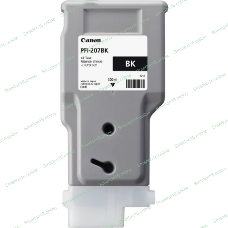 Картридж струйный Canon PFI-207 BK (8789B001) черный (300 мл) для Canon imagePROGRAPH iPF680, 685, 780, 785