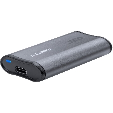 Внешний SSD ADATA Elite SE880, 500 Gb, USB 3.2 Gen 2x2 Type-C, R/W 2000/2000, серый